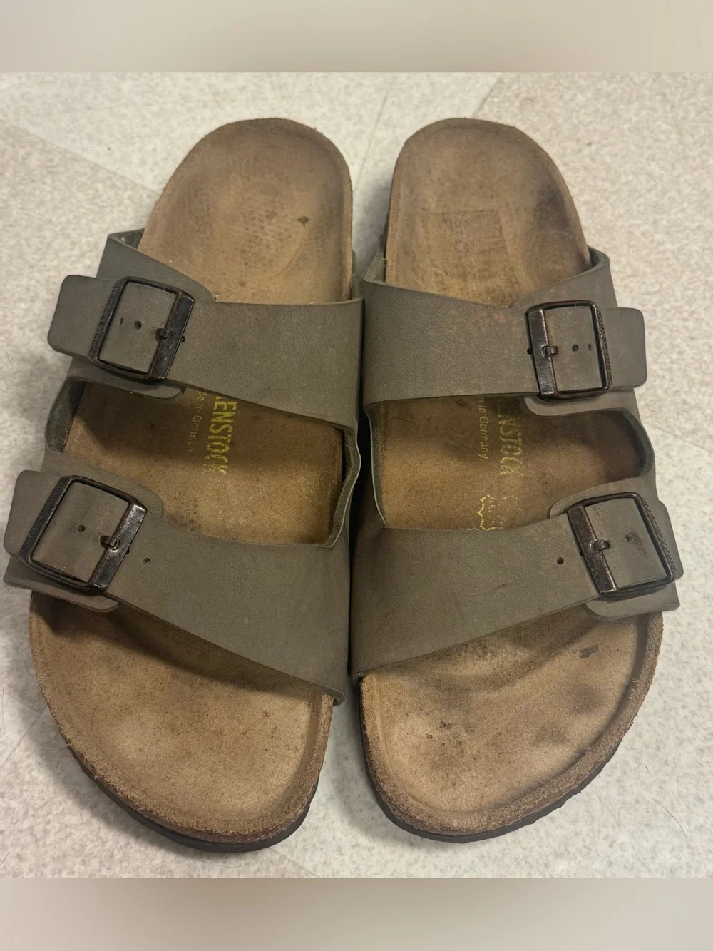 Birkenstock Arizona men’s 13 EU 46 Slider Sandals *Sun Bleached
